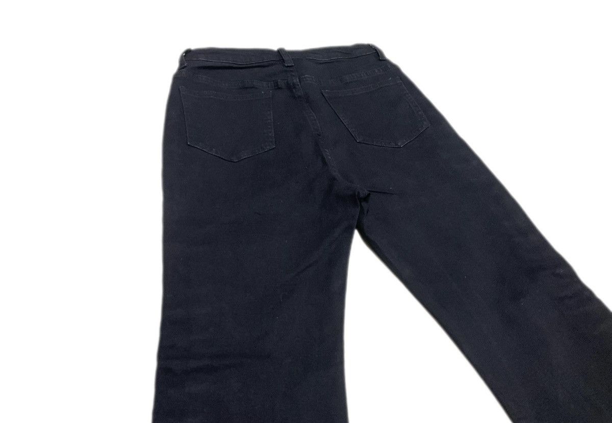 If Six Was Nine × Japanese Brand × Le Grande Bleu (L.G.B.) 🔥Sick Y2K Shaggie Bondage Laces Up Flared Denim Black Size US 26 / EU 42 - 7 Thumbnail
