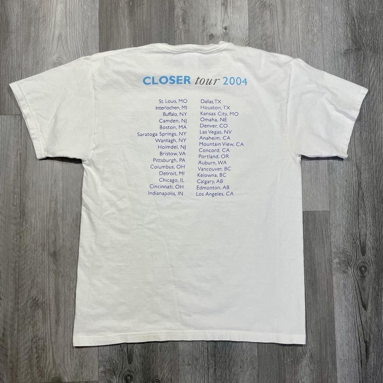 Band Tees × Vintage Vintage 2004 Josh Groban Closer Tour T-Shirt Size US L / EU 52-54 / 3 - 5 Thumbnail