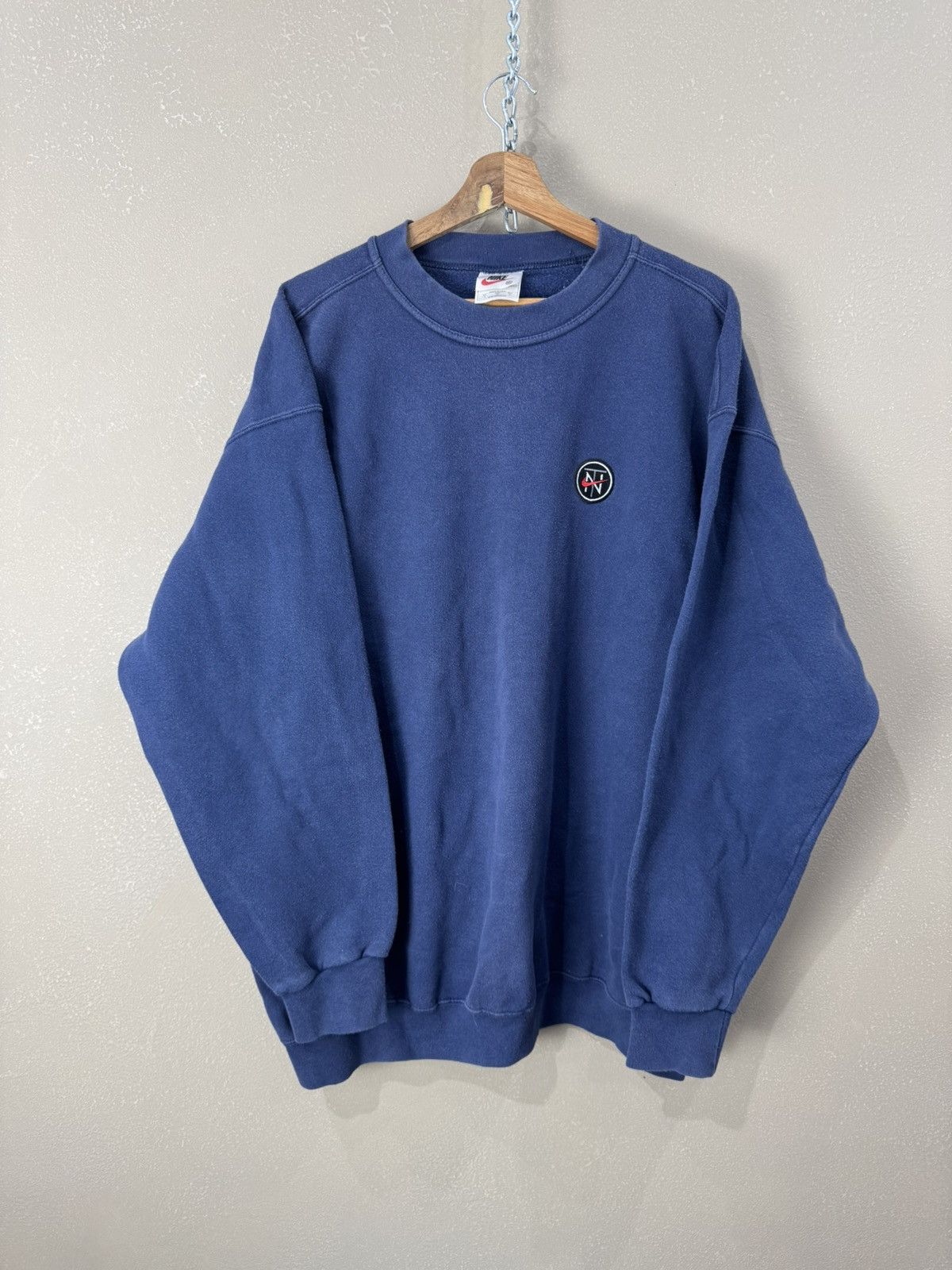 Nike Vintage Nike Town New York city faded oversize sweatshirt Size US XL / EU 56 / 4 - 2 Thumbnail