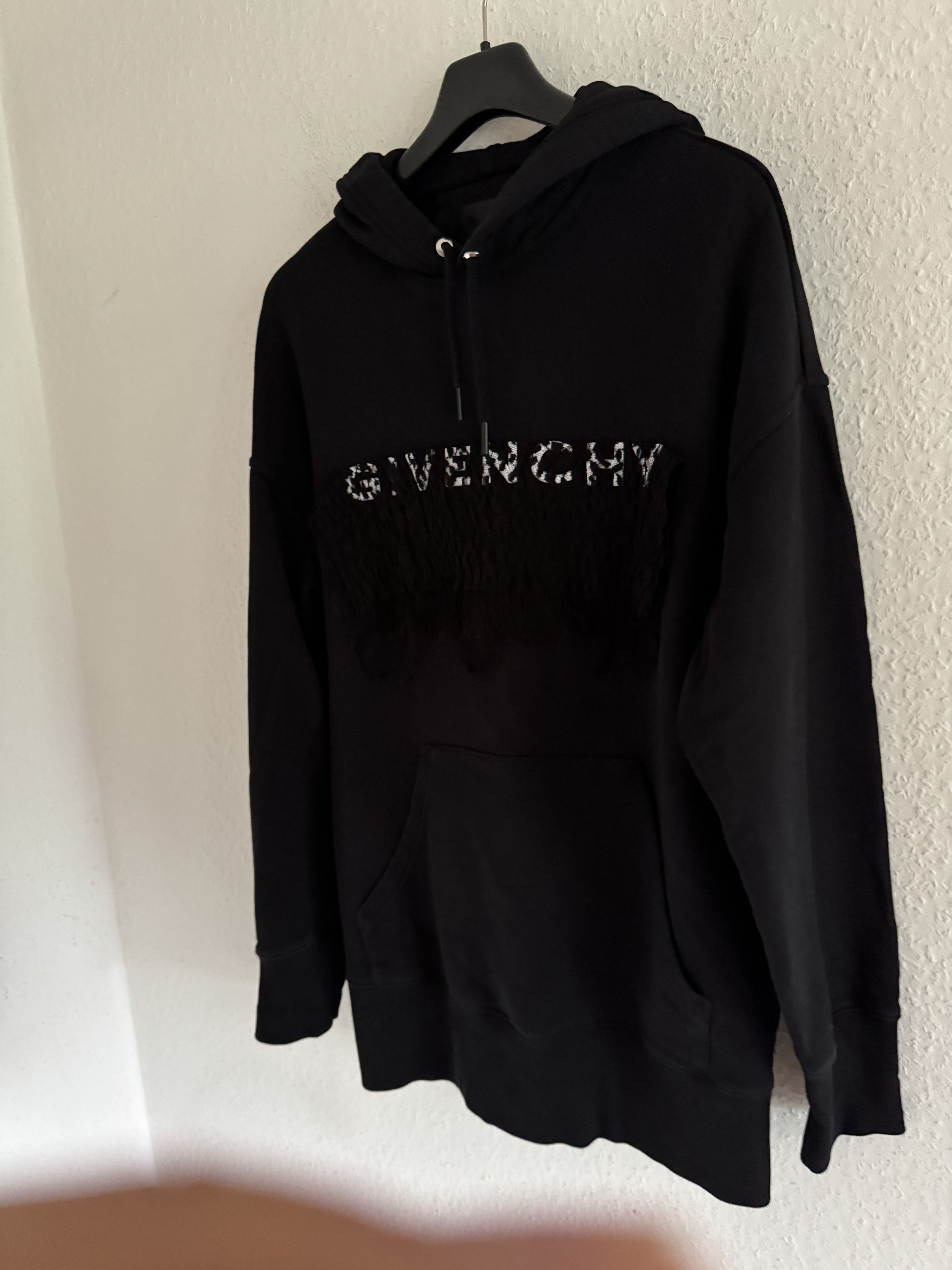 Givenchy Lace Patch Brushed Hoodie Size US S / EU 44-46 / 1 - 5 Thumbnail