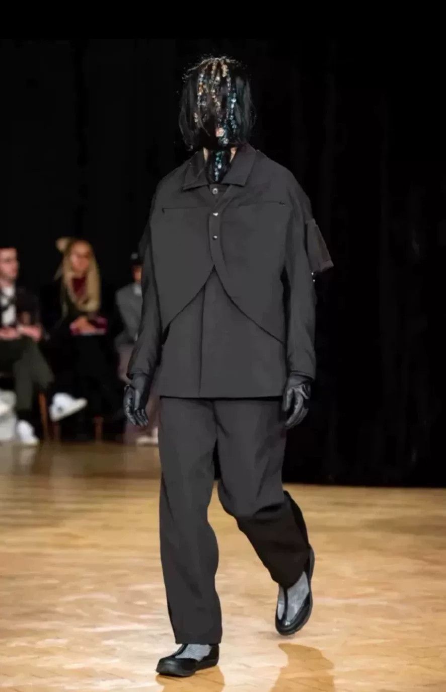Kiko Kostadinov Kiko Kostadinov Cocoon Jacket in Black Size US M / EU 48-50 / 2 - 1 Thumbnail