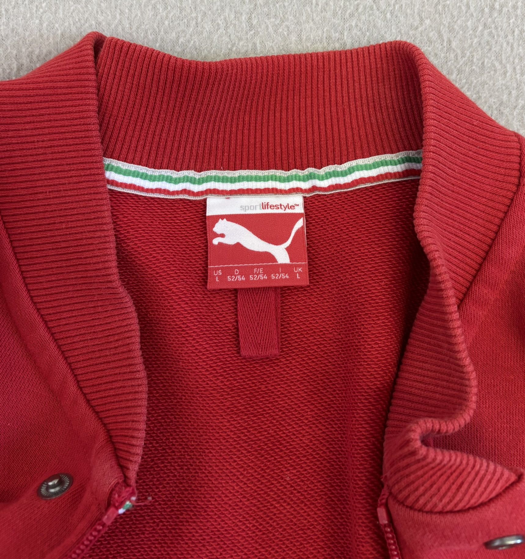 Ferrari × Puma Puma Ferrari Red sweatshirt Large Size US L / EU 52-54 / 3 - 14 Thumbnail
