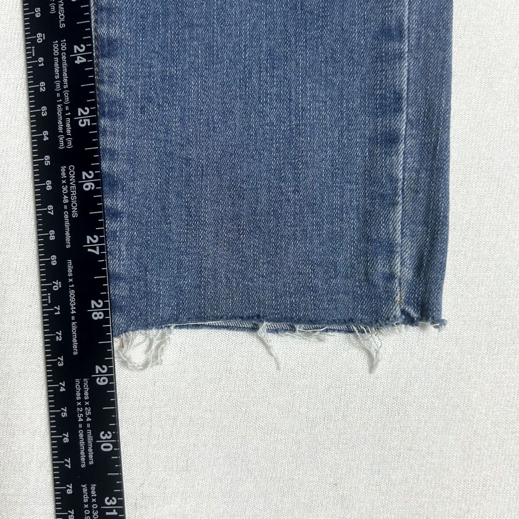 Forever 21 Forever 21 Women's Skinny Denim Jeans Blue High Rise 5-Pocket Size 27 Slim Inseam 28.5 in Leather? Size 27" / US 4 / IT 40 - 7 Thumbnail