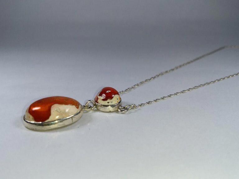 Designer Alberto Juan Mexican Handmade Sterling Silver Fire Necklace Size ONE SIZE - 4 Thumbnail