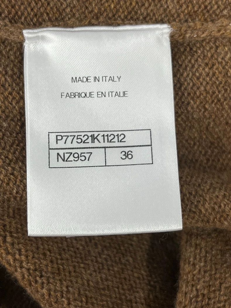 Chanel Chanel 24A brown V-neck knitted vest Size XS / US 0-2 / IT 36-38 - 5 Thumbnail