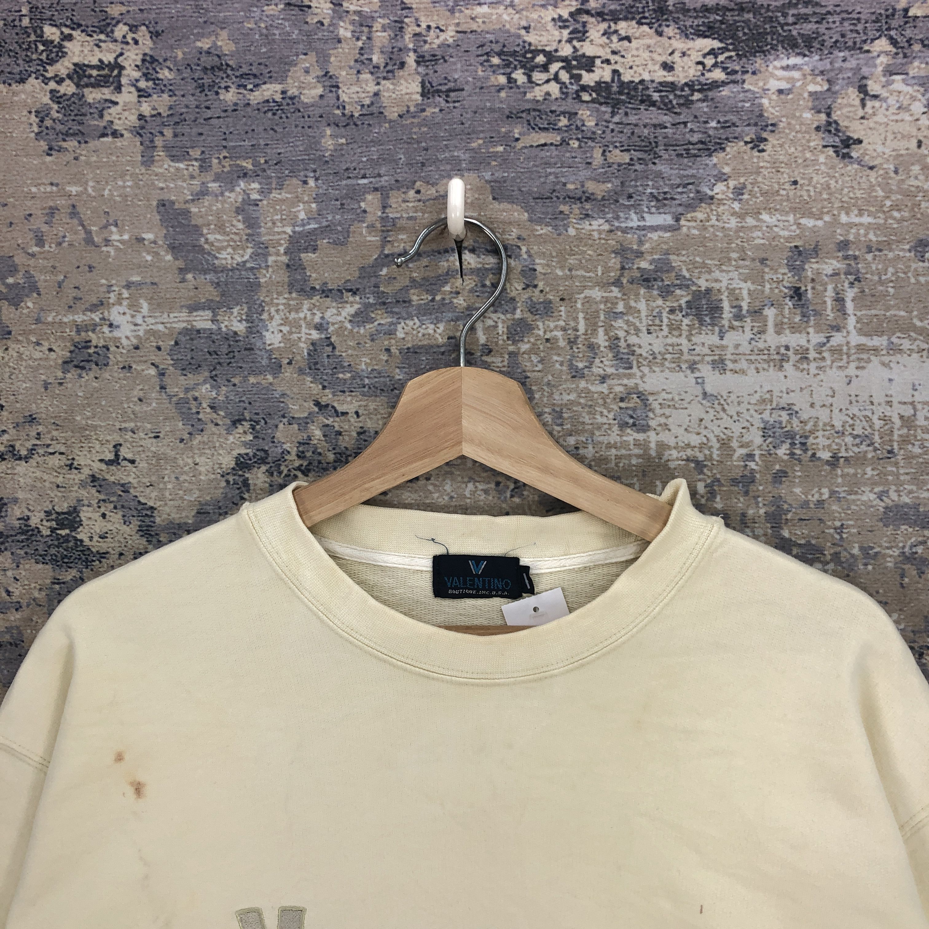 Valentino Vintage 90s Valentino Sweater Valentino Sweatshirt Jumper Size US L / EU 52-54 / 3 - 3 Thumbnail