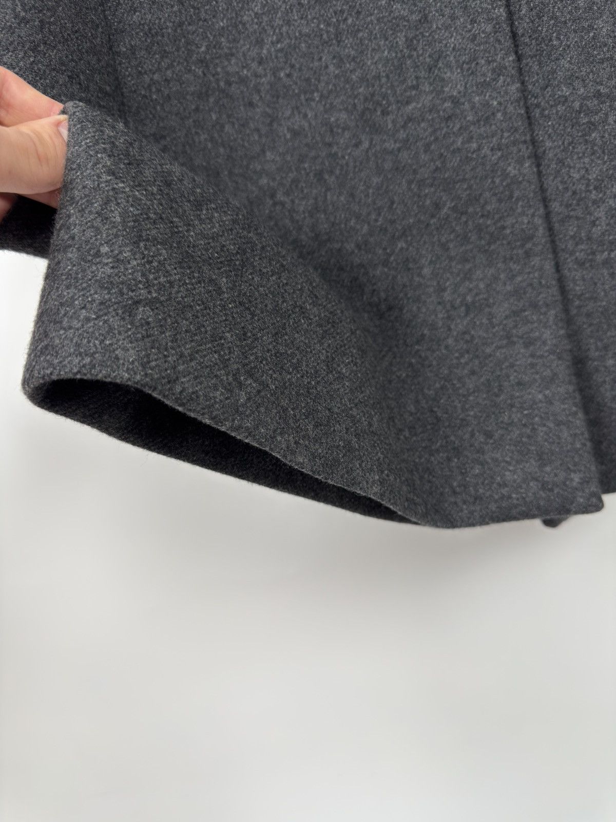 Hermes Hermes Heavy Wool Black-Grey Coat Size US M / EU 48-50 / 2 - 13 Thumbnail