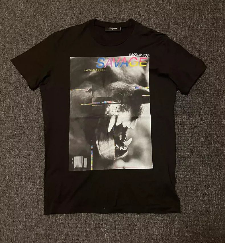Dsquared2 DSquared2 Short Sleeve Graphic T-Shirt-yf Size US L / EU 52-54 / 3 - 1 Thumbnail