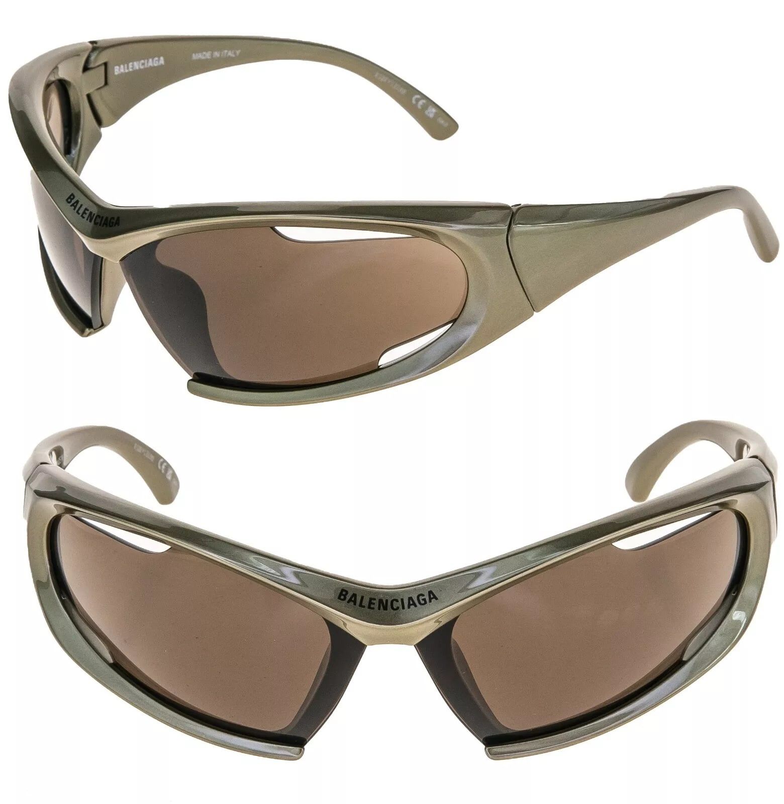 Balenciaga BALENCIAGA DYNAMO 0318 Gold 004 Fashion Sunglasses BB0318 Size ONE SIZE - 1 Thumbnail
