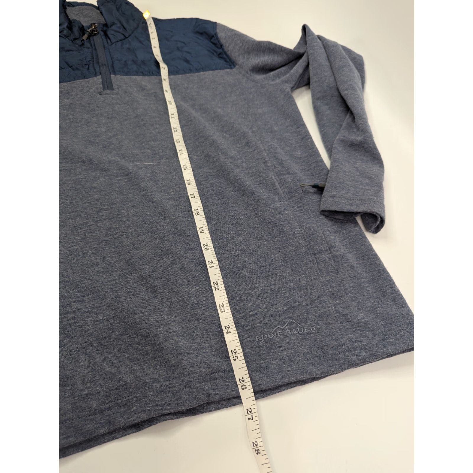 Eddie Bauer VINTAGE Eddie Bauer Pullover 1/4 Zip Pockets Blue Mens Size M Golf Hiking Outdoor Classic Preppy Sweater Size US M / EU 48-50 / 2 - 4 Thumbnail