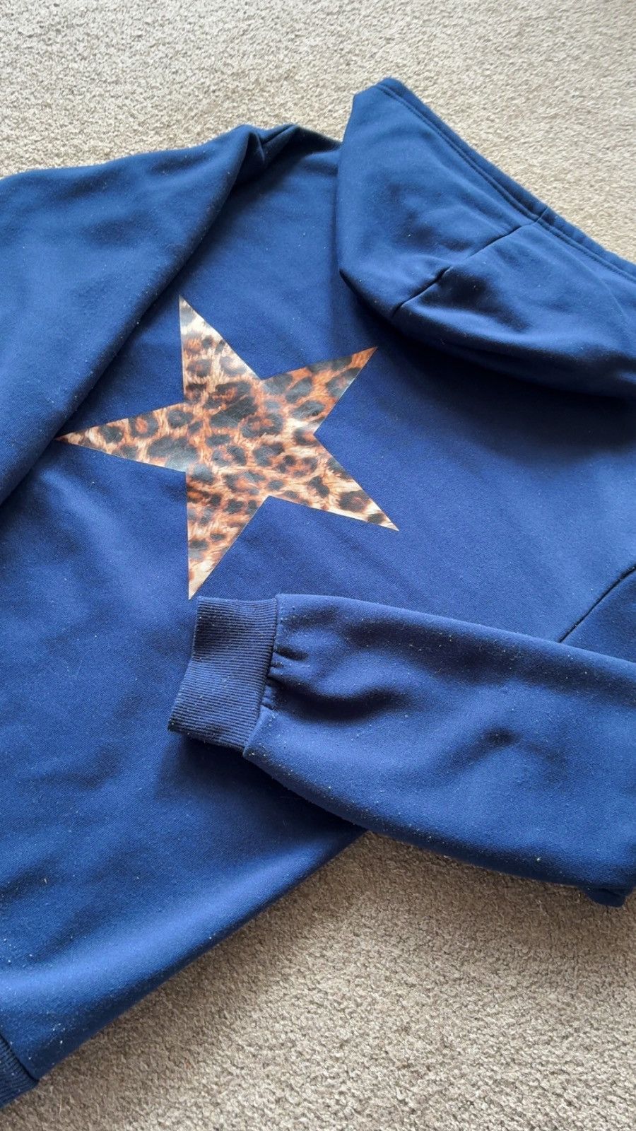 Other navy streetwear leopard star hoodie Size M / US 6-8 / IT 42-44 - 3 Thumbnail