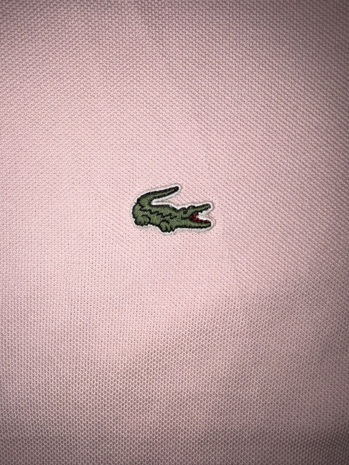 Lacoste Vintage Lacoste L1212 Pink Polo Shirt Size US XS / EU 42 / 0 - 8 Thumbnail