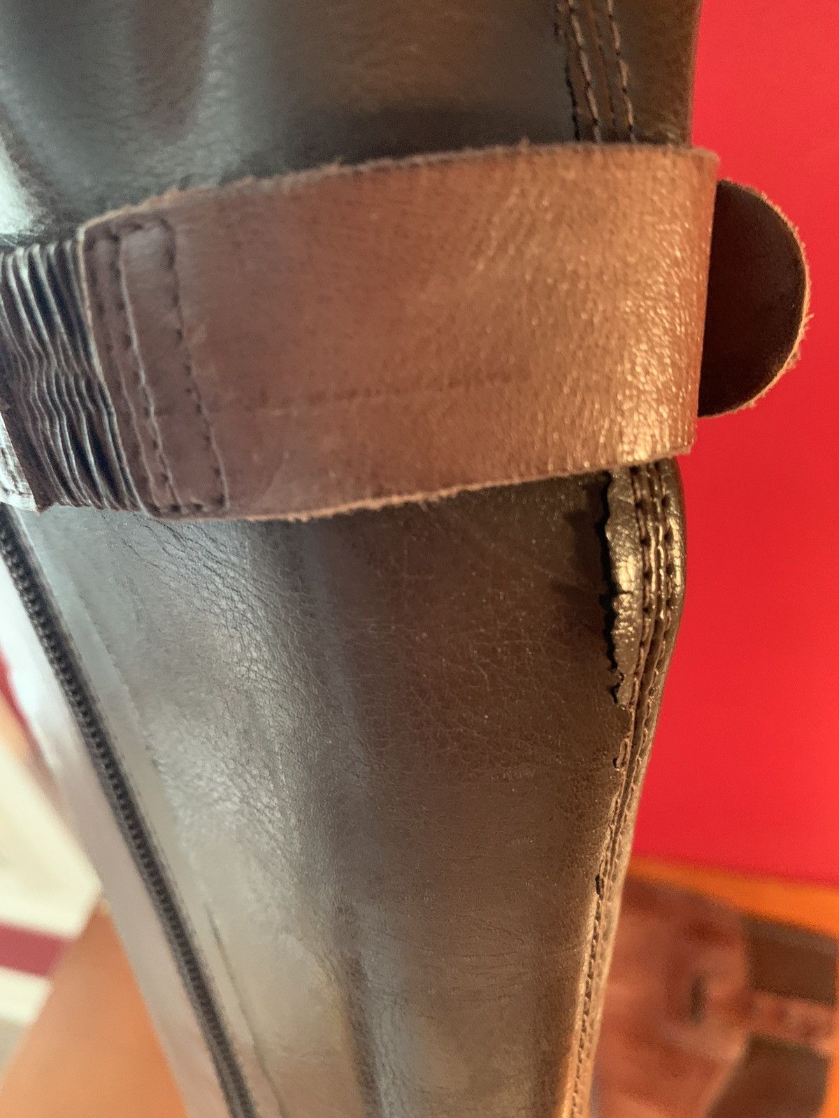 Leather × Vintage Vintage leather boots Size US 7.5 / IT 37.5 - 8 Thumbnail
