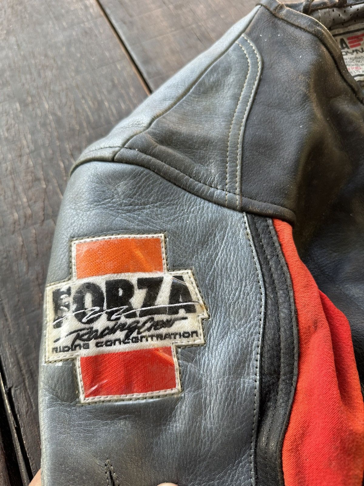 Japanese Brand Forza leather racing jacket Size US XS / EU 42 / 0 - 13 Thumbnail