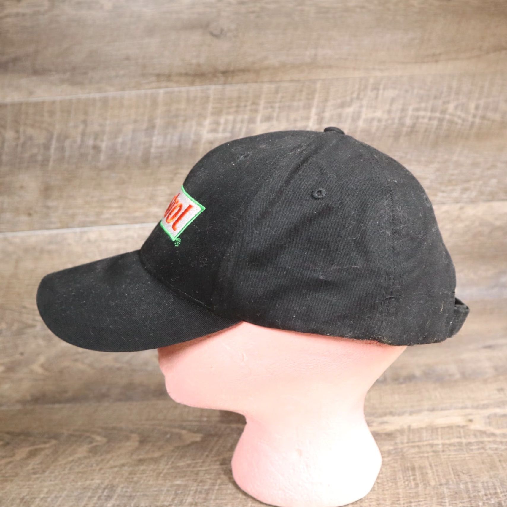 Vintage CASTROL Hat Baseball Cap Mens Adjustable Black Embroidered Logo Oil Gas casual accessory 90s/ Dad Theme Men’s Hat Size ONE SIZE - 4 Thumbnail