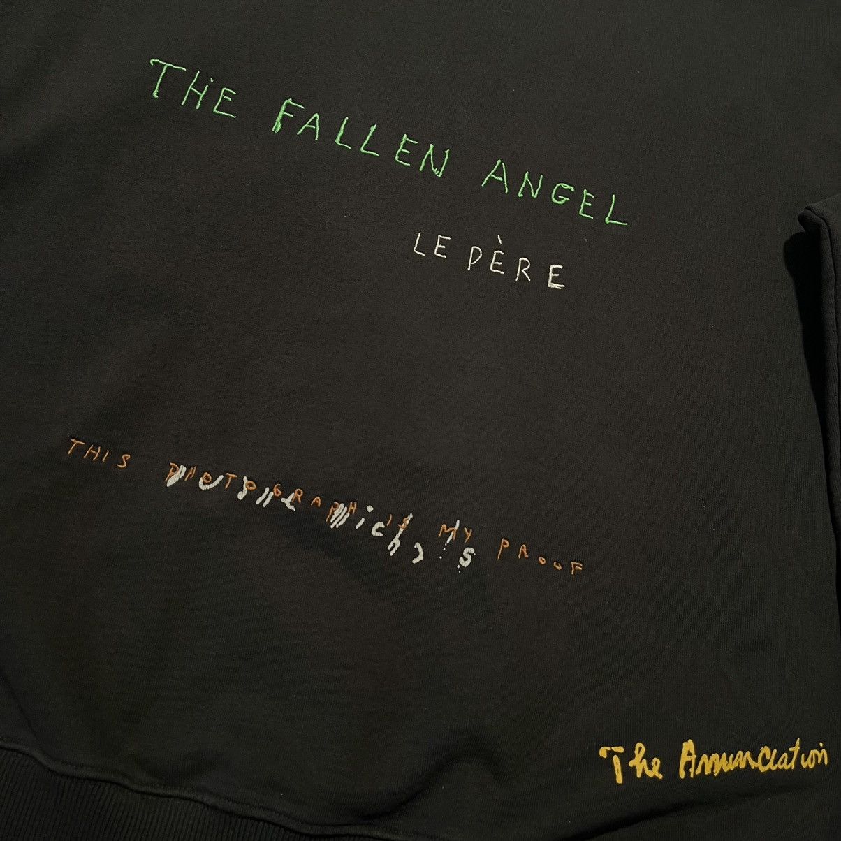Designer × Le Pere Le Père Duane Michals Fallen Angel Crewneck Sweatshirt Size US M / EU 48-50 / 2 - 4 Thumbnail