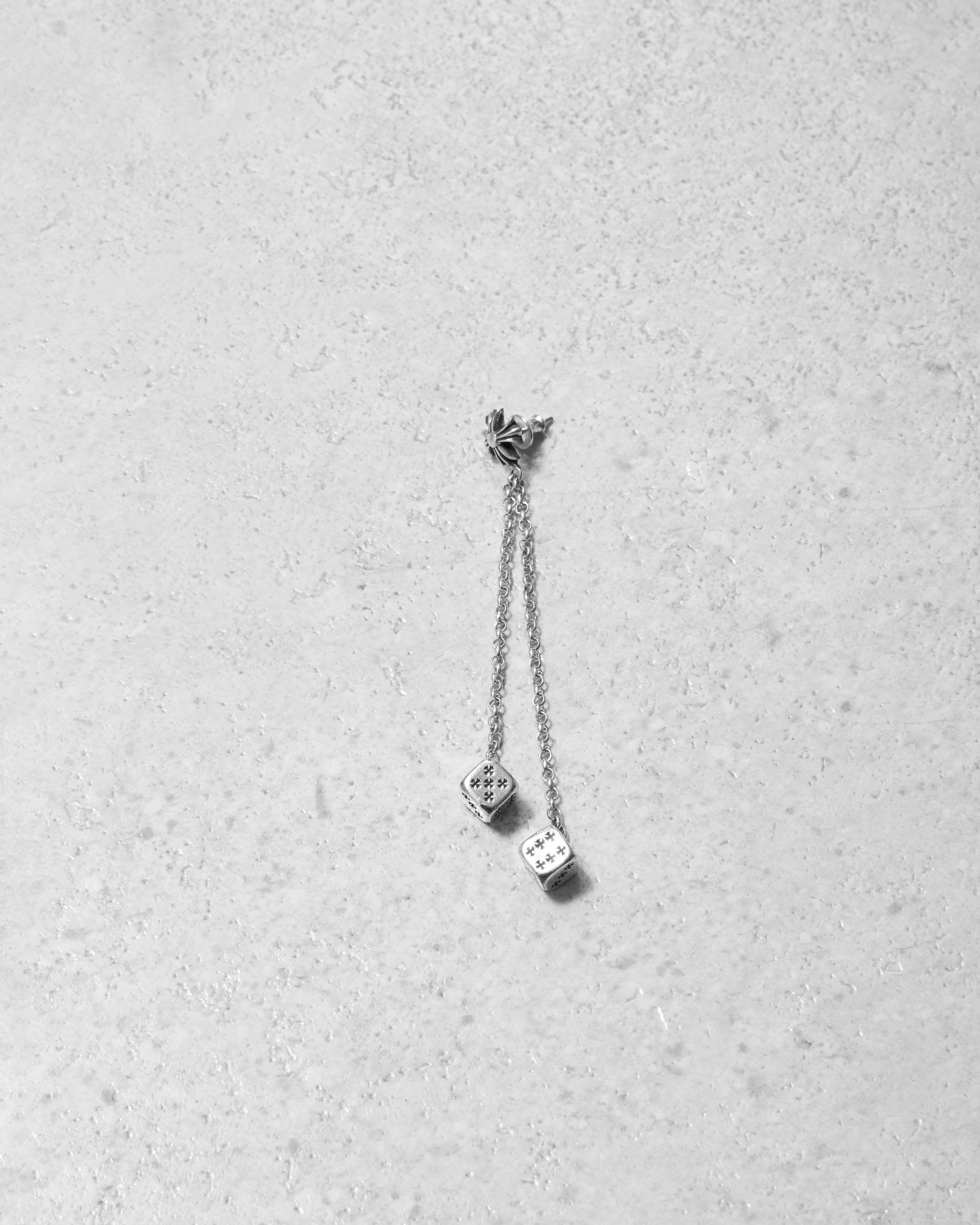 Chrome Hearts CHROME HEARTS CH Plus Post Dice Left Side Earring Size ONE SIZE - 2 Thumbnail