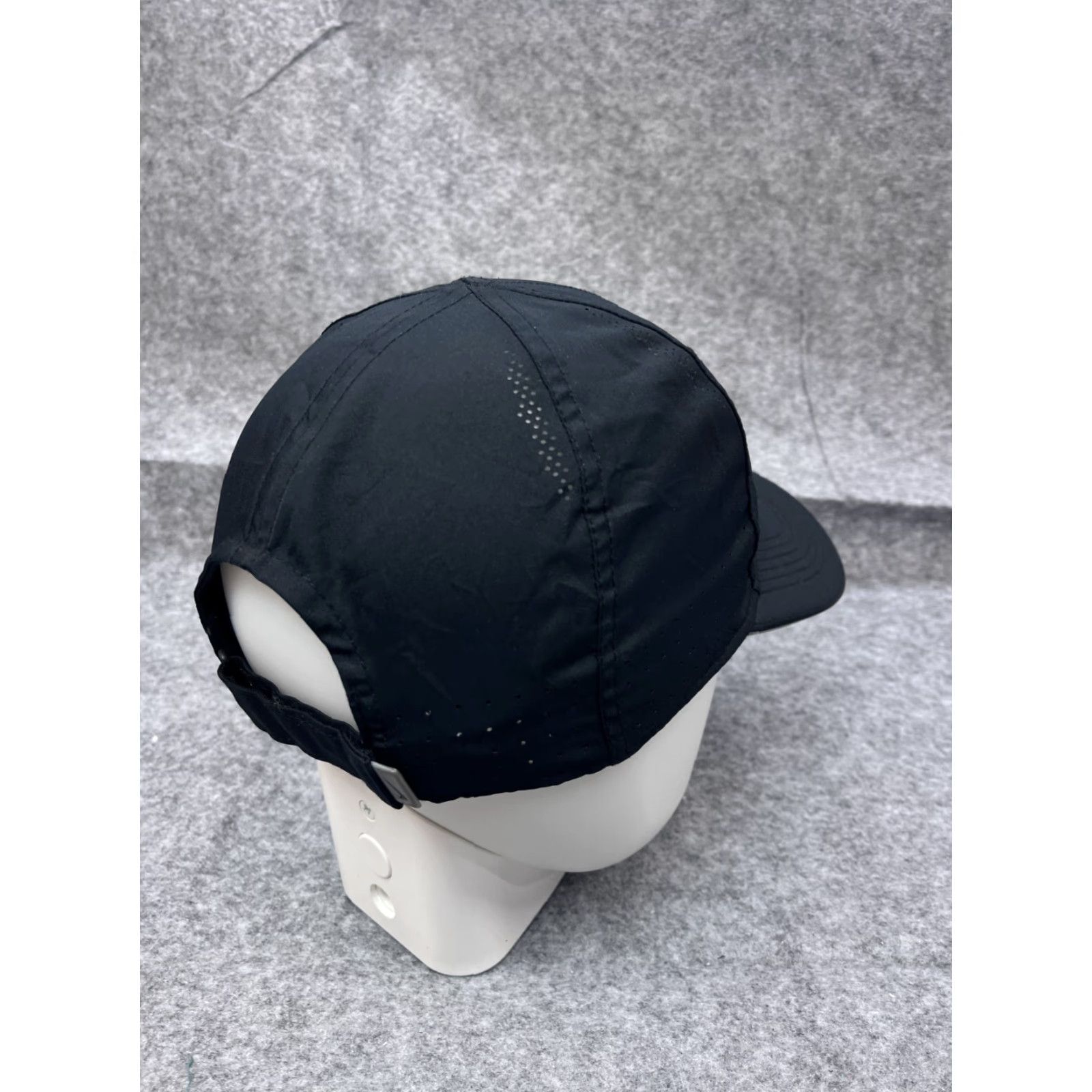 Nike Nike Hat Cap Strap Back Adult One Size Black Polyester Featherlight Golf Hat Mens Adjustable Lightweight Logo Cap Size ONE SIZE - 7 Thumbnail