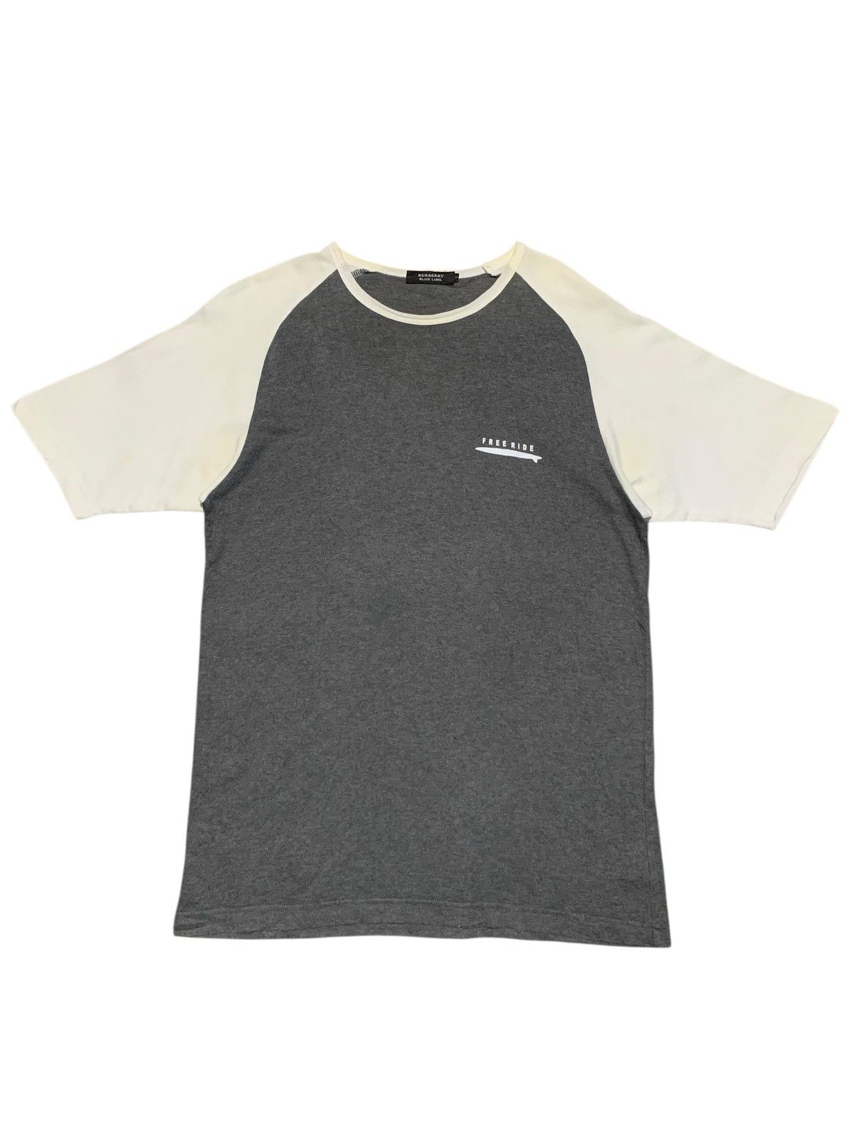 Burberry Vintage Burberry black label 2007 free ride raglan tee Size US M / EU 48-50 / 2 - 3 Thumbnail