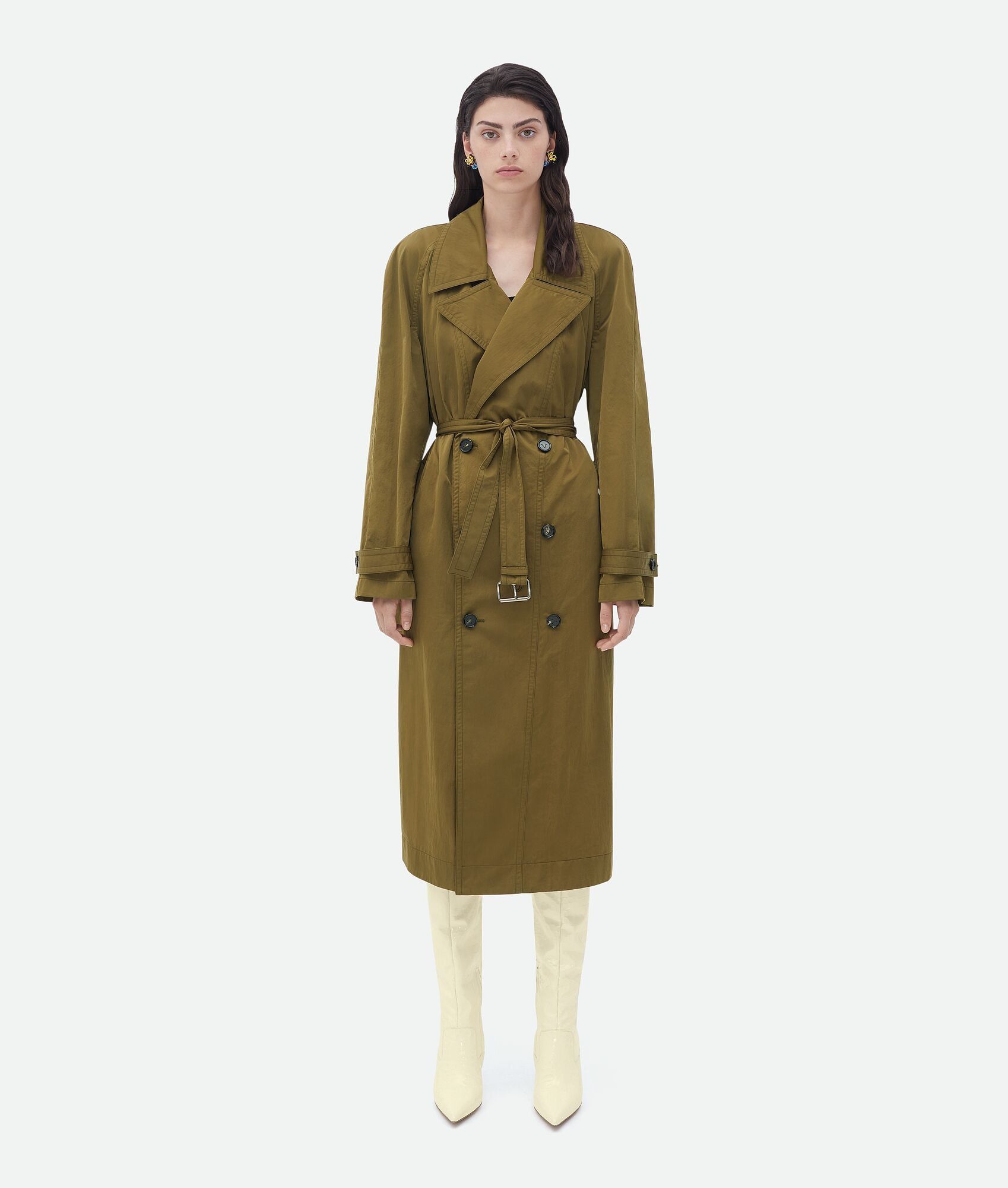 o1n1vont0625 Packable Nylon Trench Coat in Liana
