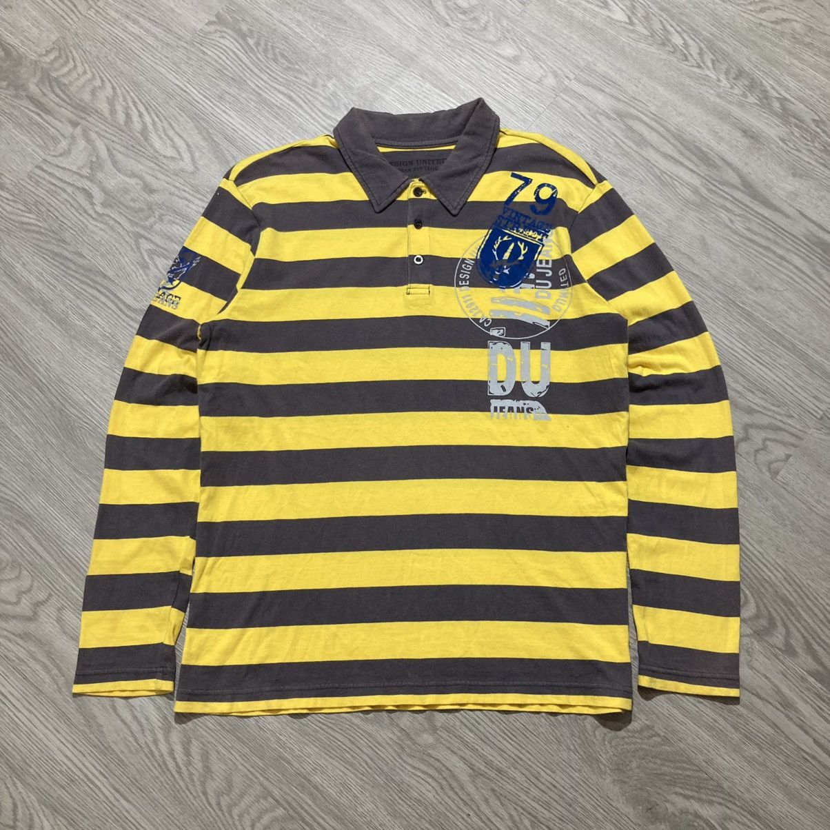 Hysteric Glamour 2000s Design United Poem Striped Longslevee Punk Lgb Style Size US L / EU 52-54 / 3 - 1 Thumbnail