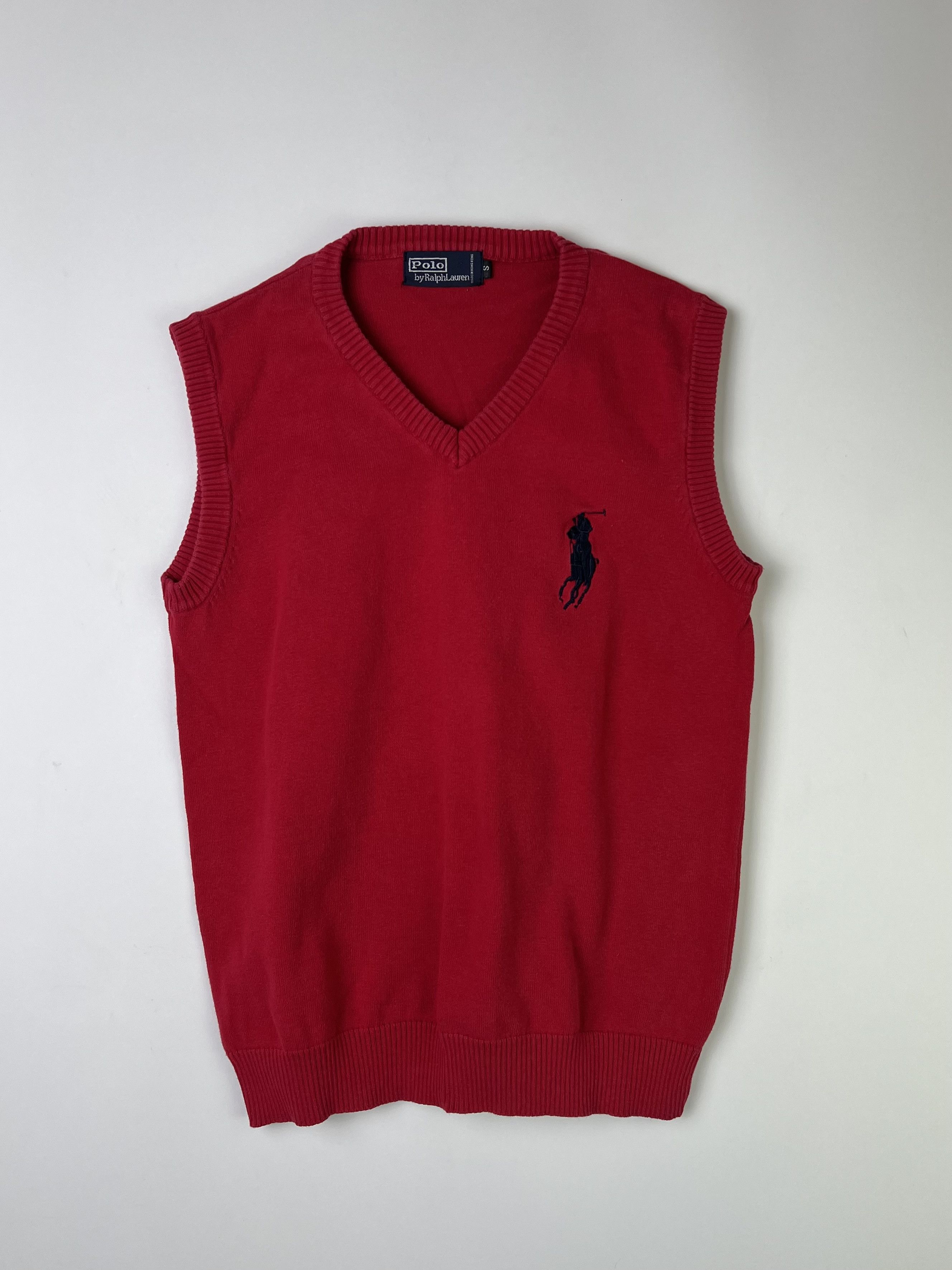 Polo Ralph Lauren Ralph Lauren Cotton Vest Big Pony Red Small Size US S / EU 44-46 / 1 - 1 Thumbnail