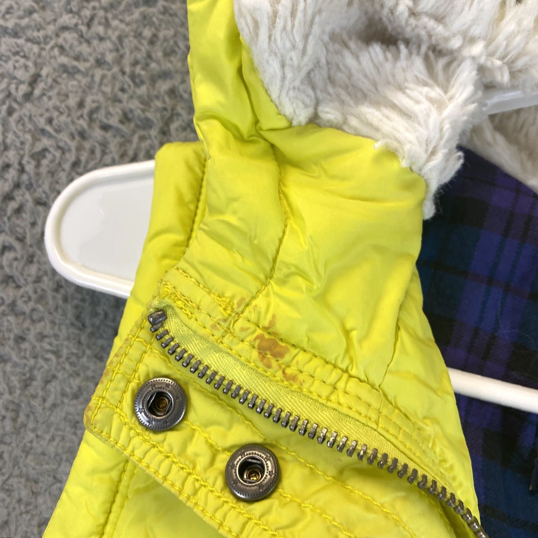 Vintage **American Eagle Women's Hooded Vest M Yellow Zip Sleeveless** User: **Women's American Eagle Hooded Vest M Yellow Zip Sleeveless** Size M / US 6-8 / IT 42-44 - 4 Thumbnail