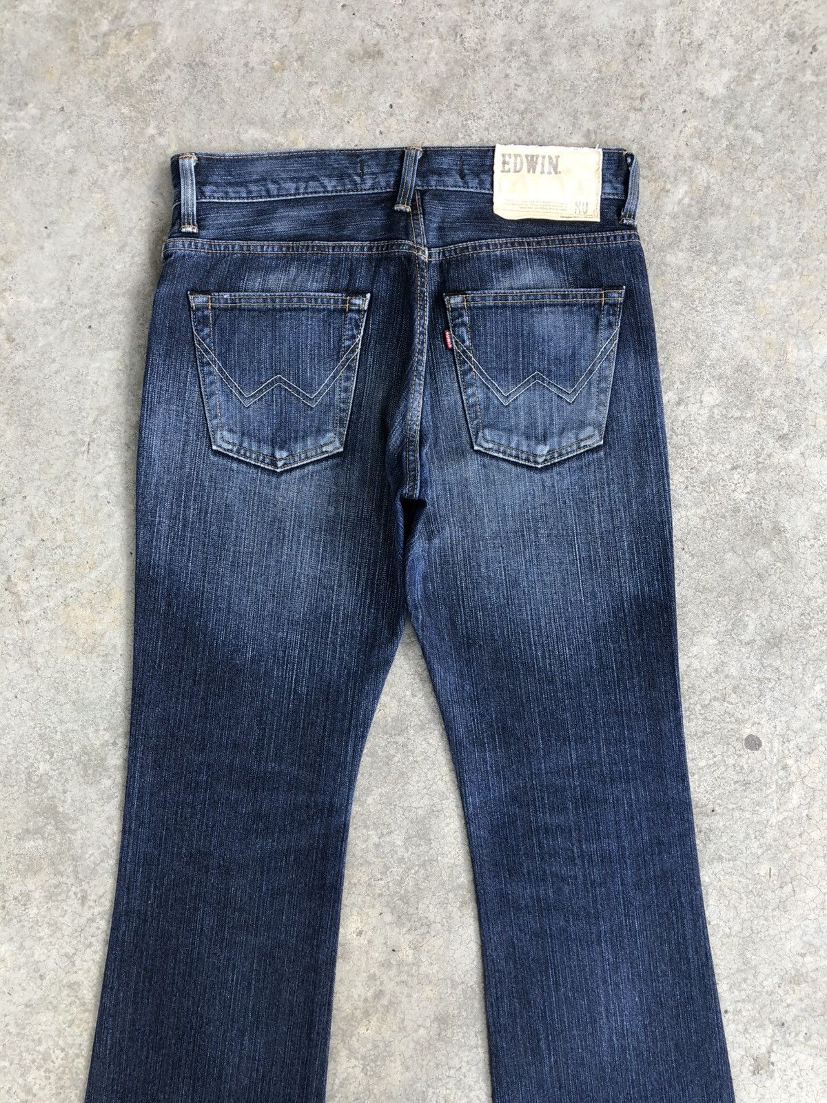 If Six Was Nine Japanese Edwin Exclusive Vintage Flared Jeans Distressed Size US 30 / EU 46 - 8 Thumbnail