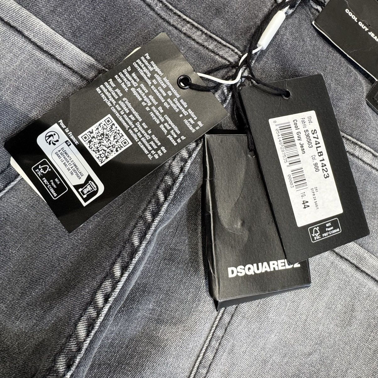 Dsquared2 NWT Wash Slim Fit Jeans - Grey, 44 Size US 28 / EU 44 - 3 Thumbnail
