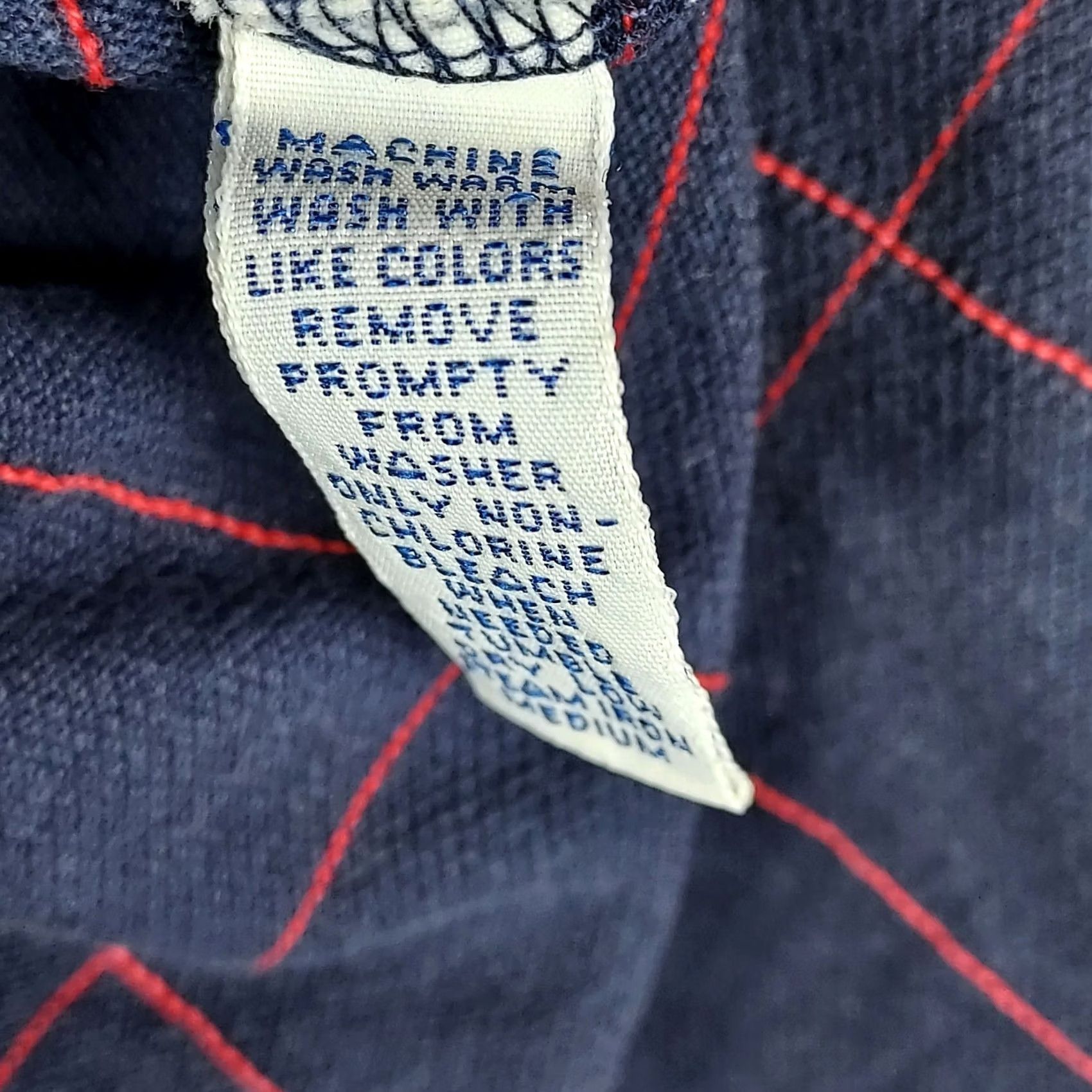 Polo Ralph Lauren Polo Ralph Lauren Polo Shirt Men XL Navy Red Windowpane Grid Cotton Knit Short Sleeve Collared Logo USA Size US XL / EU 56 / 4 - 7 Thumbnail