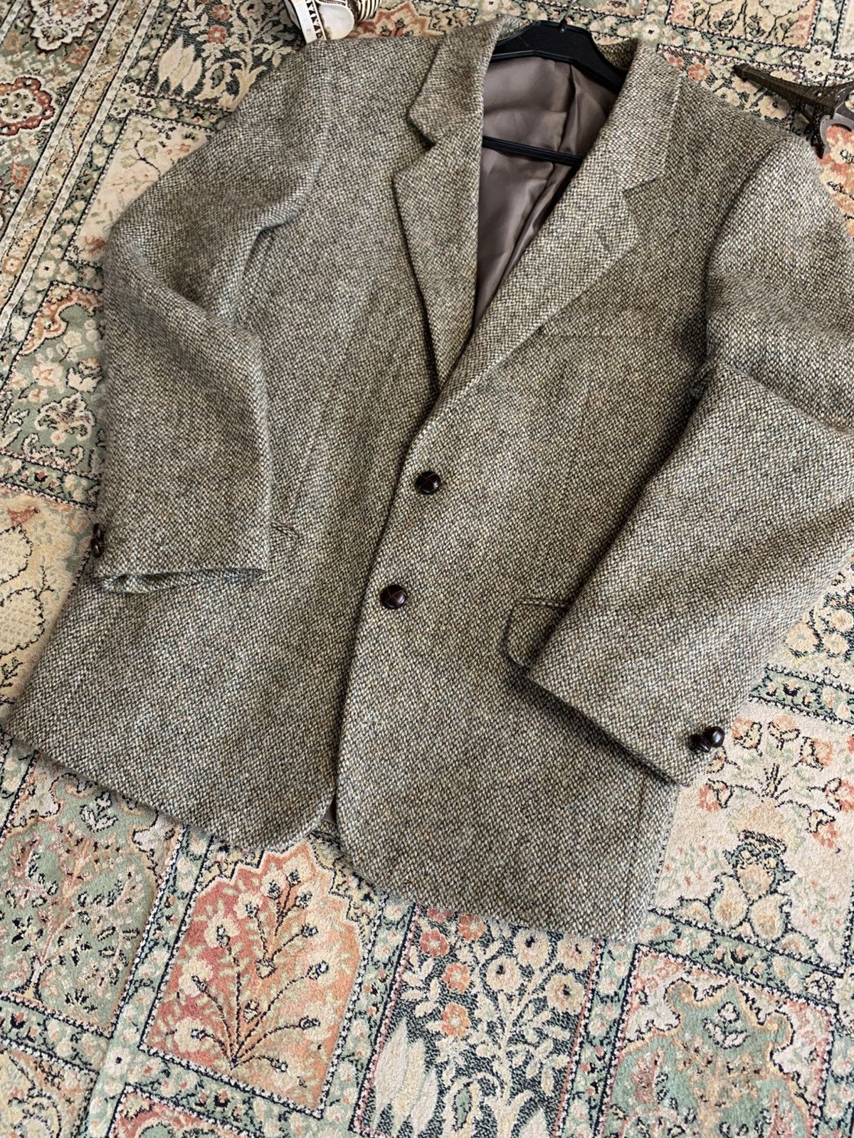 Harris Tweed Blazer Heavy Wool rare
