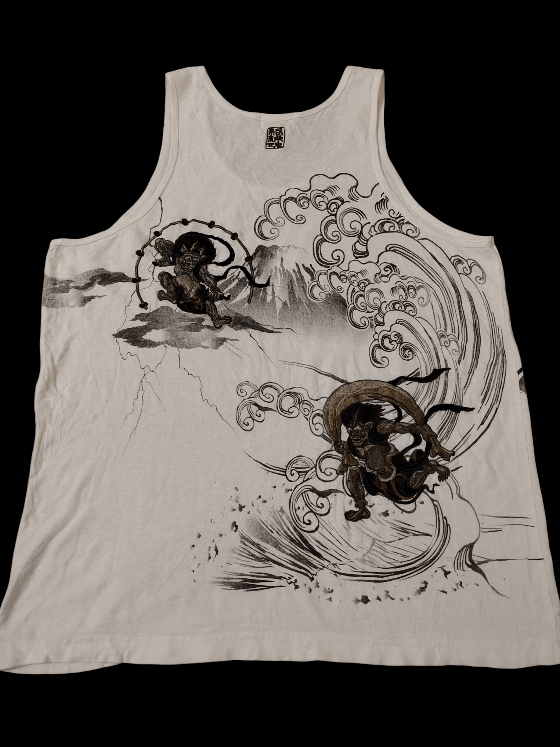 Karakuri Tamashii Karakuri tamashi Embroidered Sleeveless Tank Top Size US XL / EU 56 / 4 - 1 Thumbnail