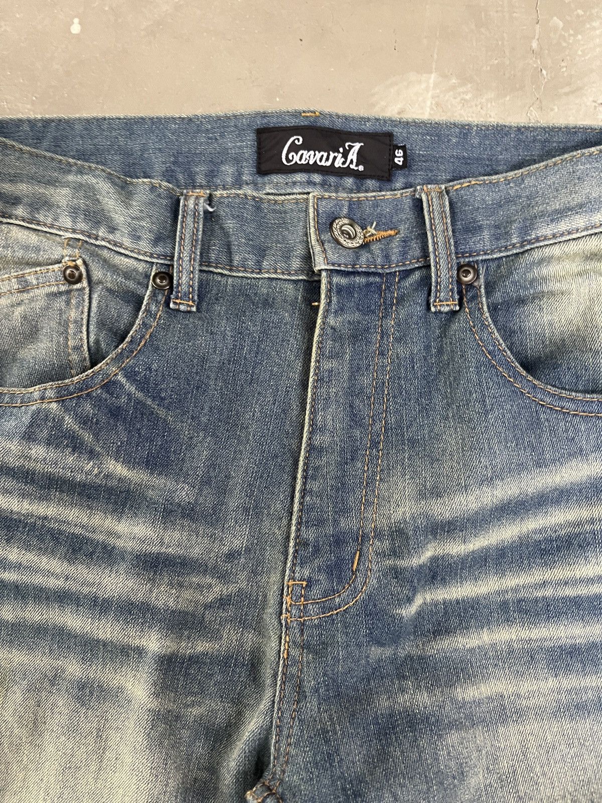 If Six Was Nine GRAIL CAVARI A MUD MAX WASHED DISTRESSED COTTON PANT Size US 30 / EU 46 - 4 Thumbnail