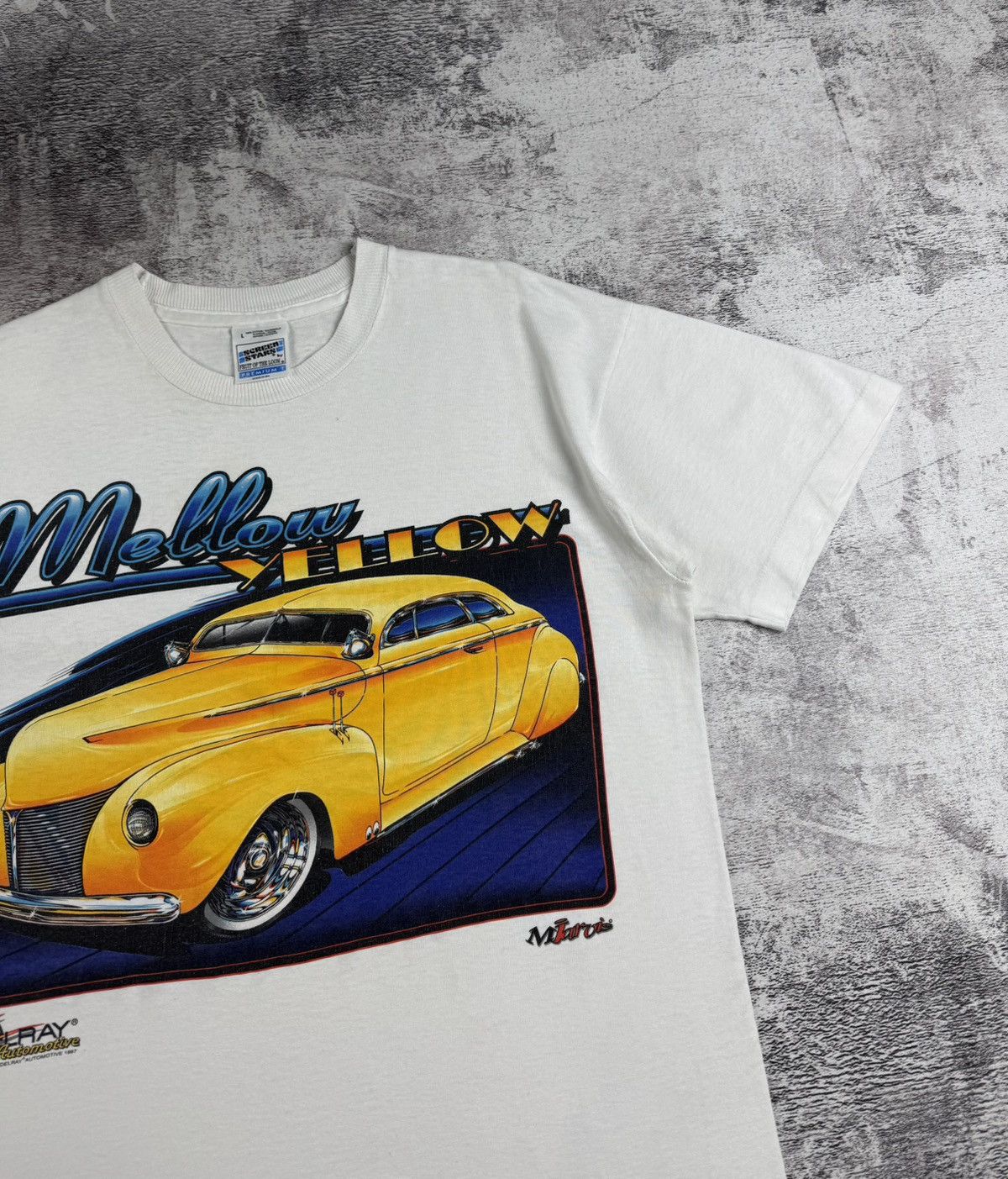 Other Mellow Yellow Honda 1997 Delray Moto Formula 1 T Shirt Tee Size US L / EU 52-54 / 3 - 6 Thumbnail
