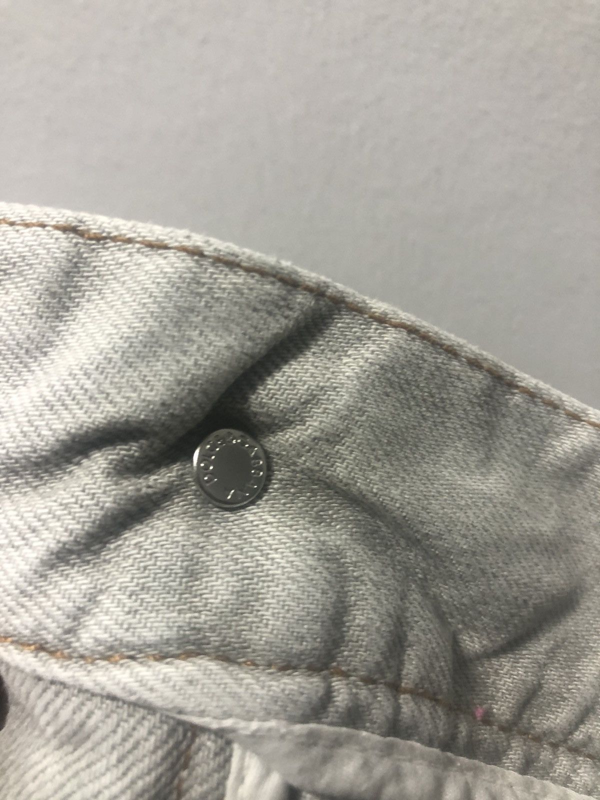 Dolce & Gabbana Vintage DOLCE & GABBANA Denim Pants Distressed Metal Logo Size US 31 - 14 Thumbnail