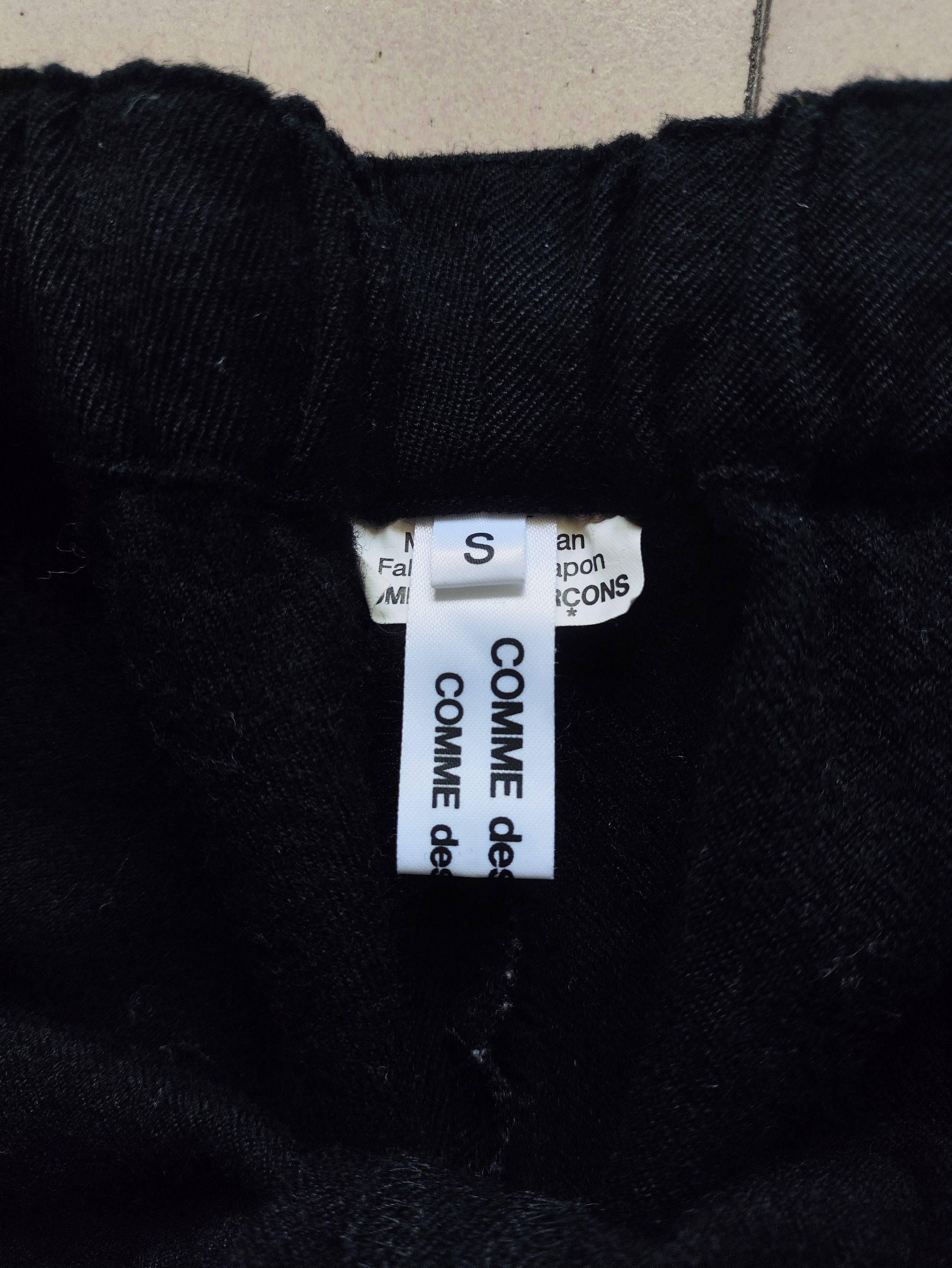 Comme des Garcons AW21 Black Wool Pants Size 28" / US 6 / IT 42 - 4 Thumbnail