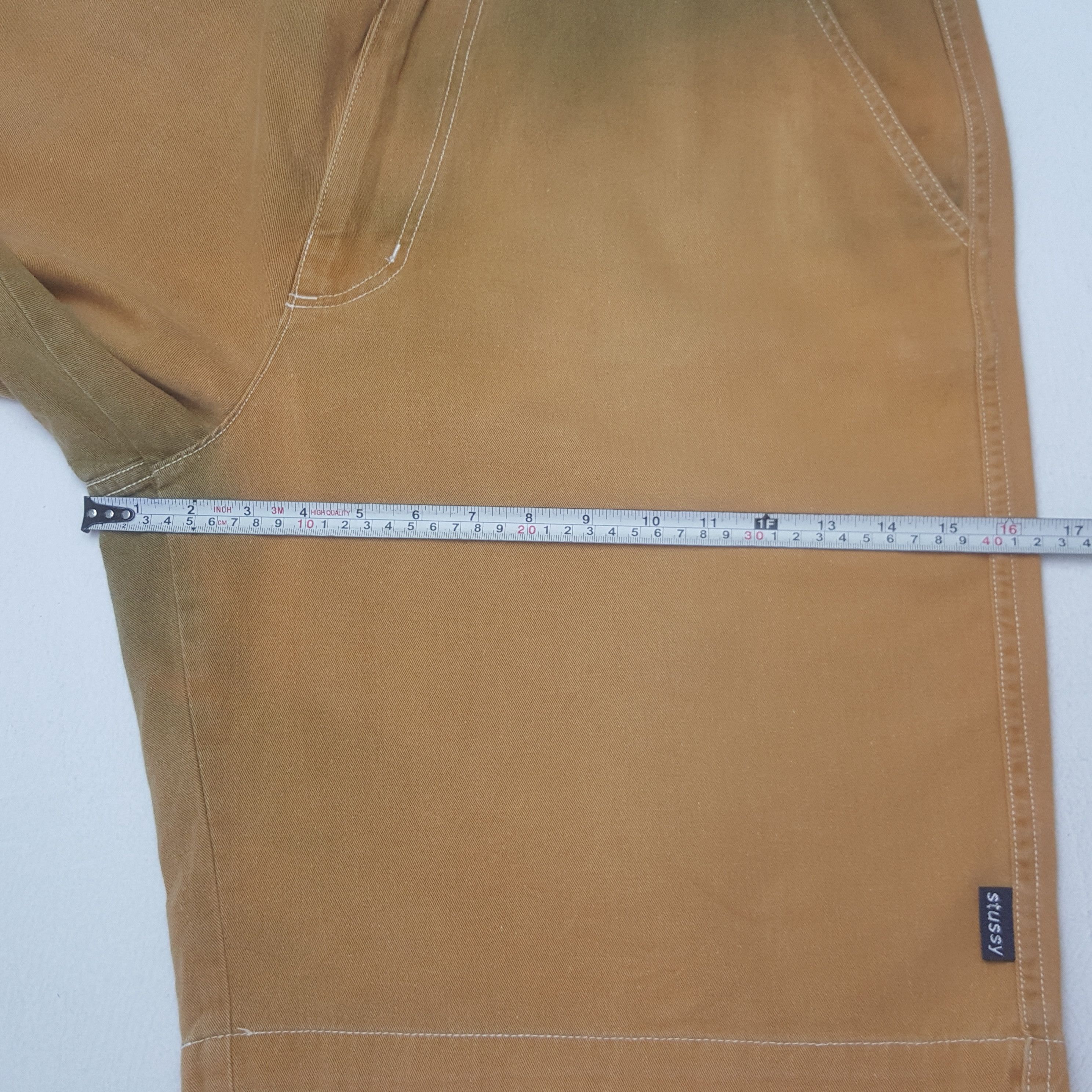 Stussy × Vintage Vintage Stussy Custom Art Logo Short Pants Size US 37 - 7 Thumbnail