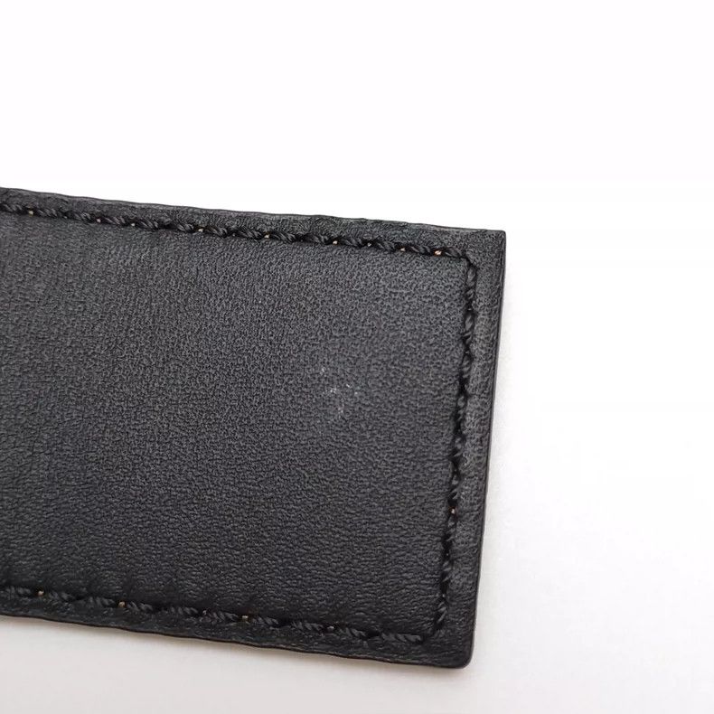 Loewe LOEWE Anagram leather patch metal buckle double sided belt Size ONE SIZE - 6 Thumbnail