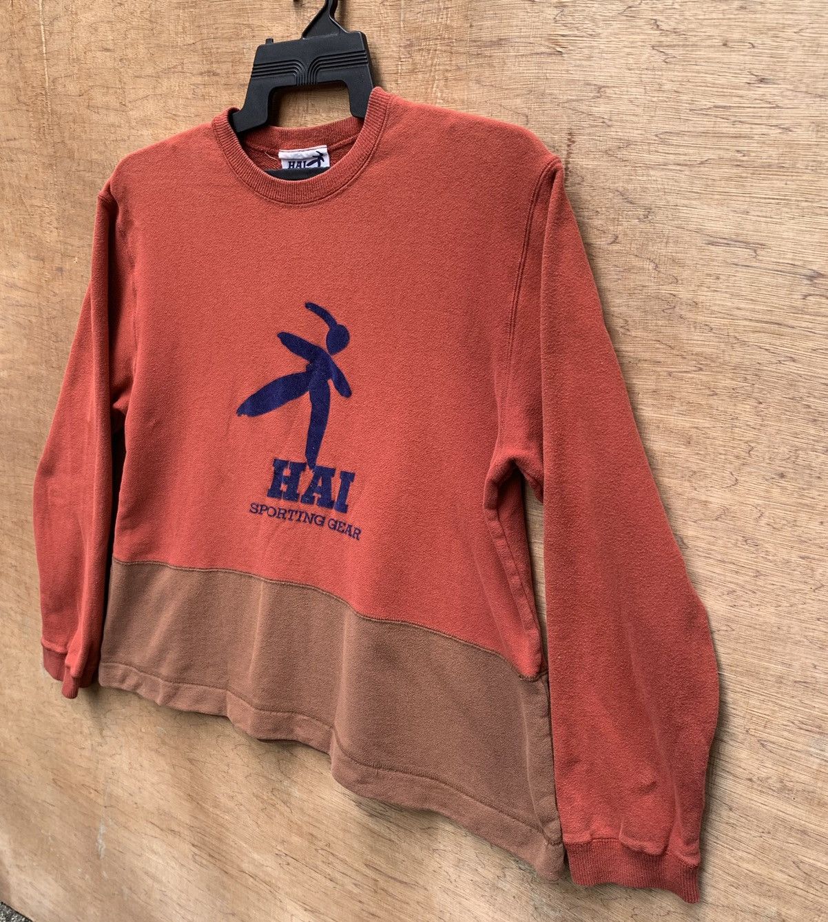 Hai Sporting Gear × Issey Miyake Hai Sporting Gear X Issey Miyake velvet logo Sweatshirt Size L / US 10 / IT 46 - 7 Thumbnail