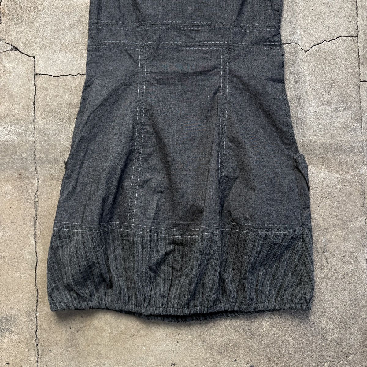 Other Vintage Cache Cache Grey Grunge Midi Dress Size XS / US 0-2 / IT 36-38 - 6 Thumbnail