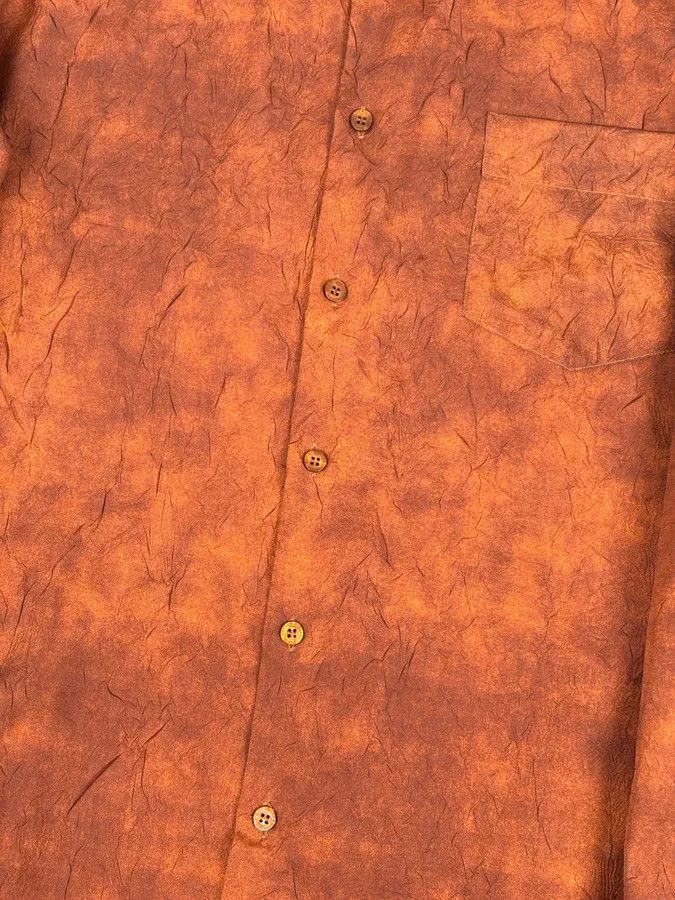 Dolce & Gabbana Dolce & Gabbana Rust Suede Brown Shirt Size US M / EU 48-50 / 2 - 8 Thumbnail