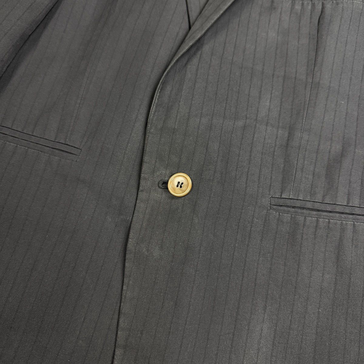 Raf Simons Raf Simons - SS03 Pinstripe Single Button Blazer Size US M / EU 48-50 / 2 - 3 Thumbnail