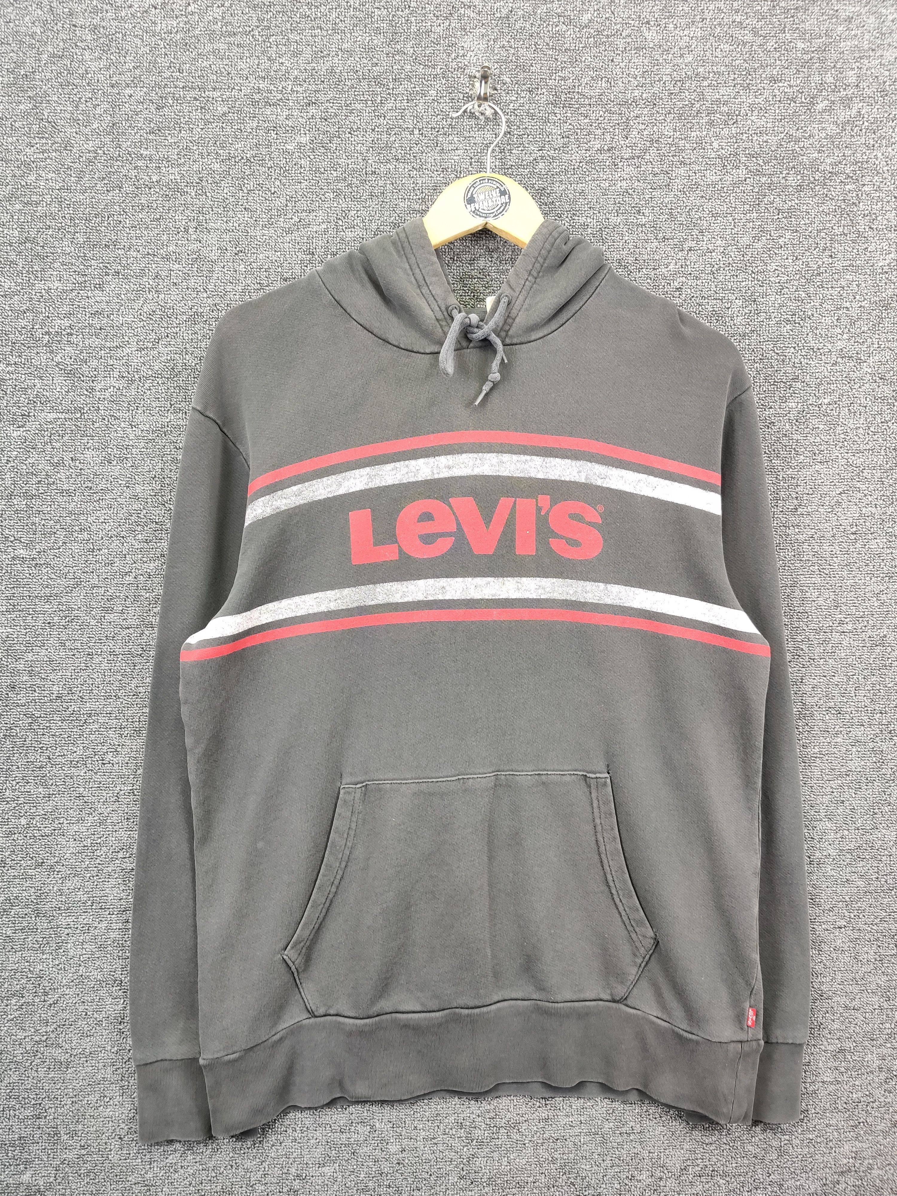 Levi's Vintage Clothing Vintage Levi's Spell Out Pullover Hoodie Size US M / EU 48-50 / 2 - 1 Thumbnail