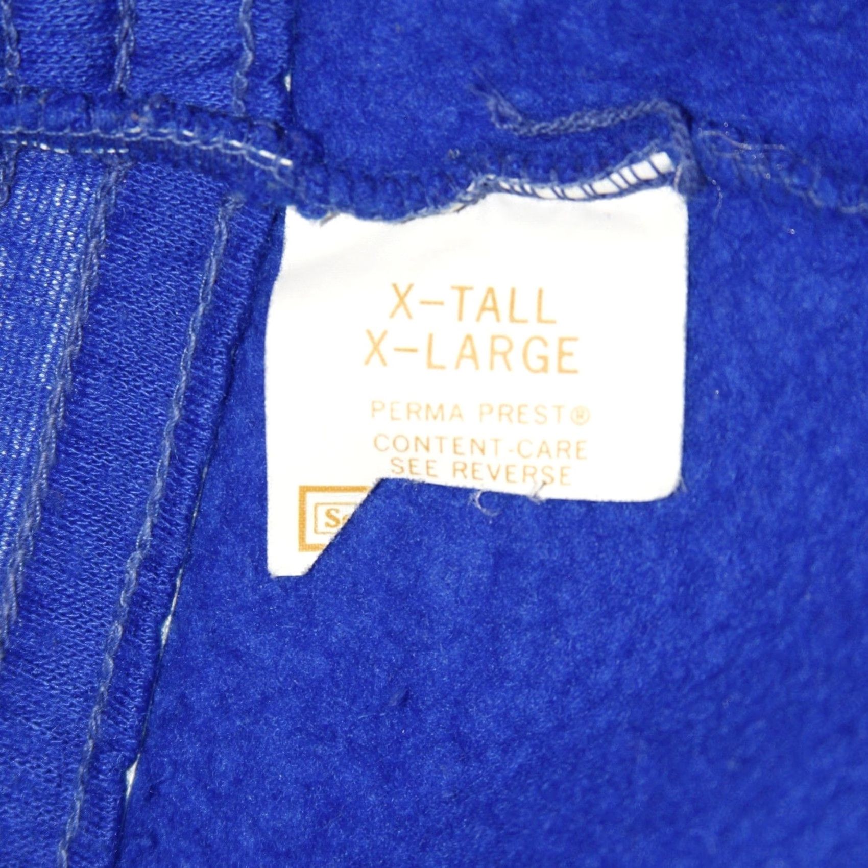 Sears Vintage Sears Blue Perma Prest Pants Mens XL XLT Waist 32 Inseam 32 Elastic Waist Pockets Casual Blue Knit Cotton Relaxed Wide-Leg Sweatpants Size US 36 / EU 52 - 7 Thumbnail