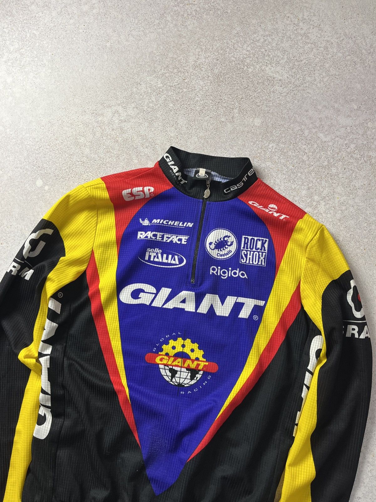 Other Castelli Cycling Jersey Rock Shox Team Giant Bike 1/4 zip Size US XL / EU 56 / 4 - 2 Thumbnail