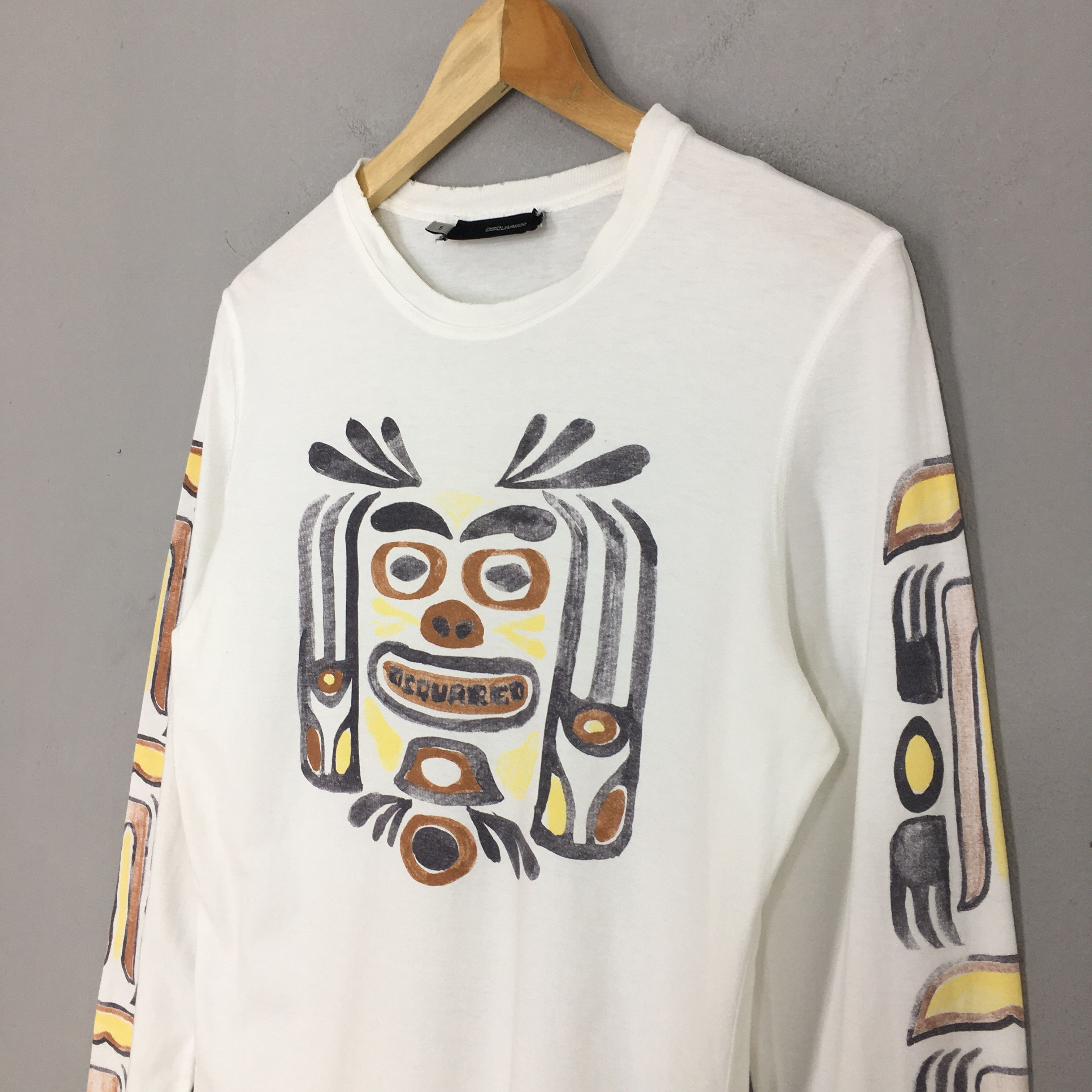Dsquared2 Vintage Dsquared2 Italy Totemic Object Mika Pop Art Tshirt S Size US S / EU 44-46 / 1 - 4 Thumbnail