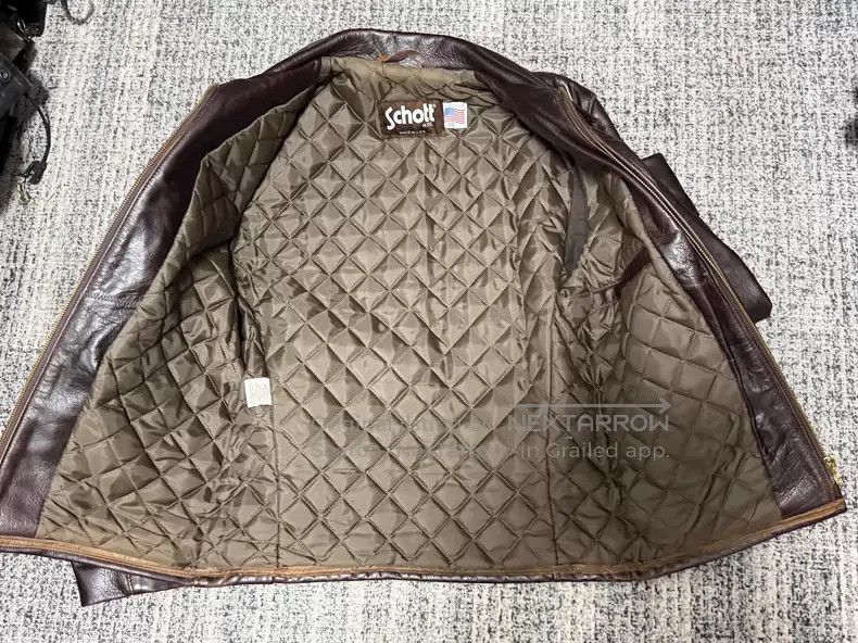 Schott Schott Cowhide motorcycle jacket vintage leather jacket Size US M / EU 48-50 / 2 - 3 Thumbnail