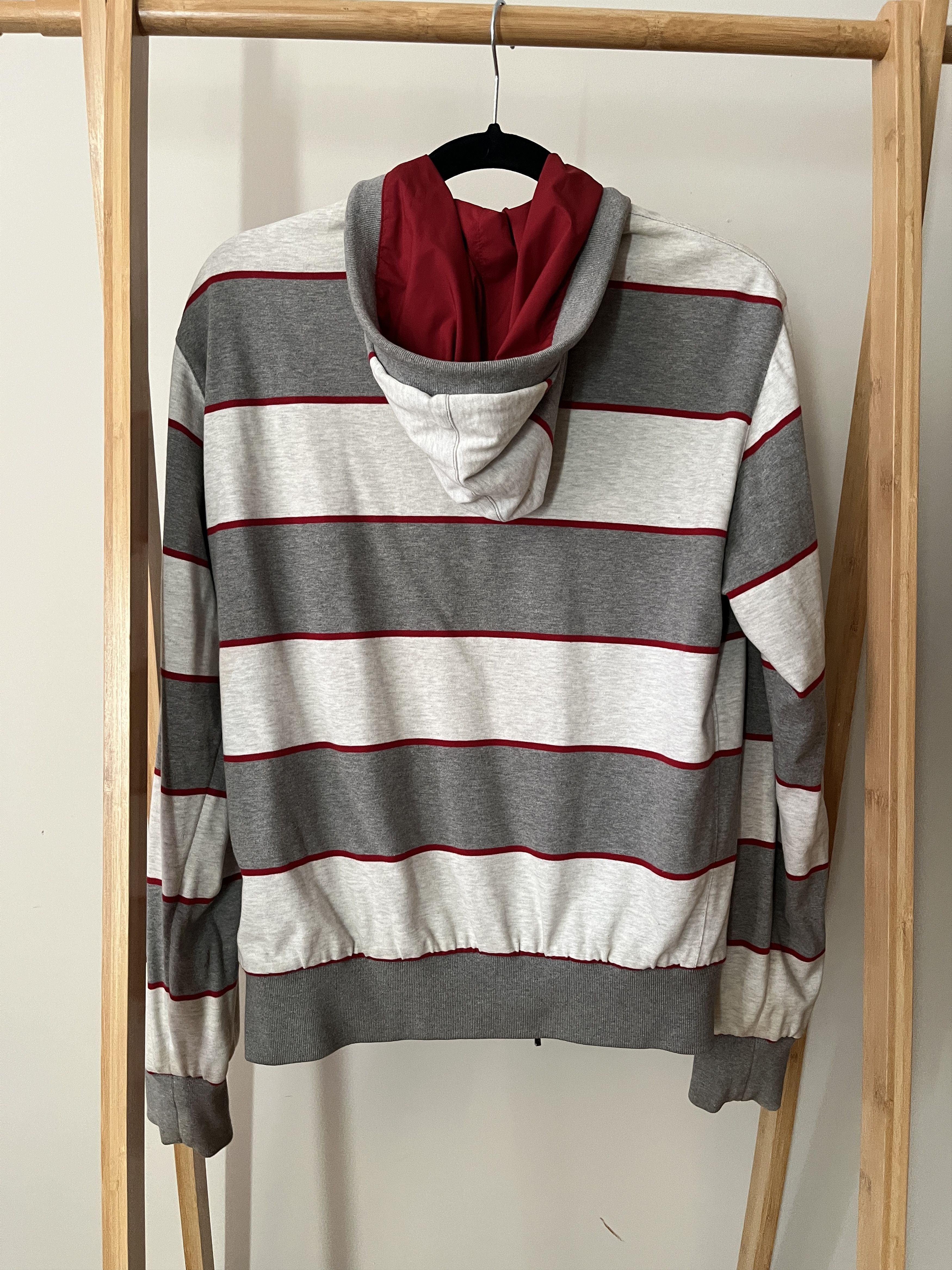 Loro Piana Loro Piana red rain jacket, 48, reversible striped interior Size US M / EU 48-50 / 2 - 5 Thumbnail