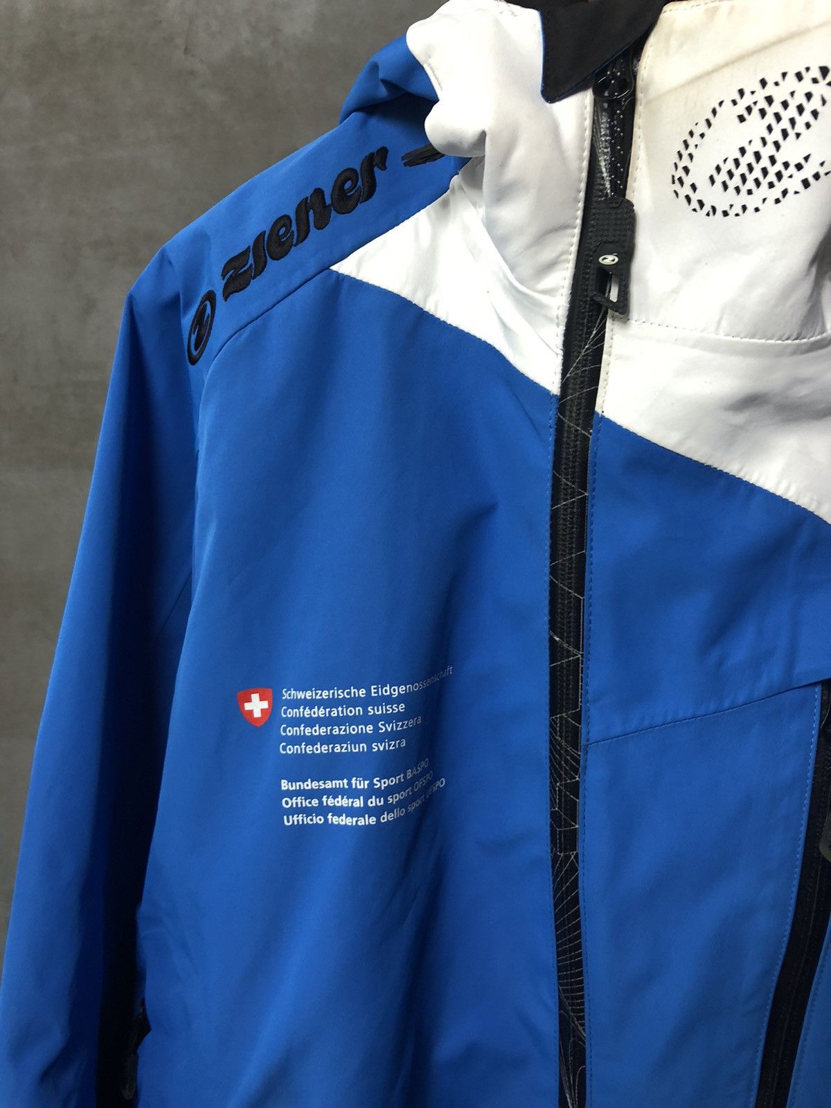 Berghaus Ziener Ski Jacket Men’s Size 54 – Swiss Ski Team Waterproof Size US XL / EU 56 / 4 - 11 Thumbnail