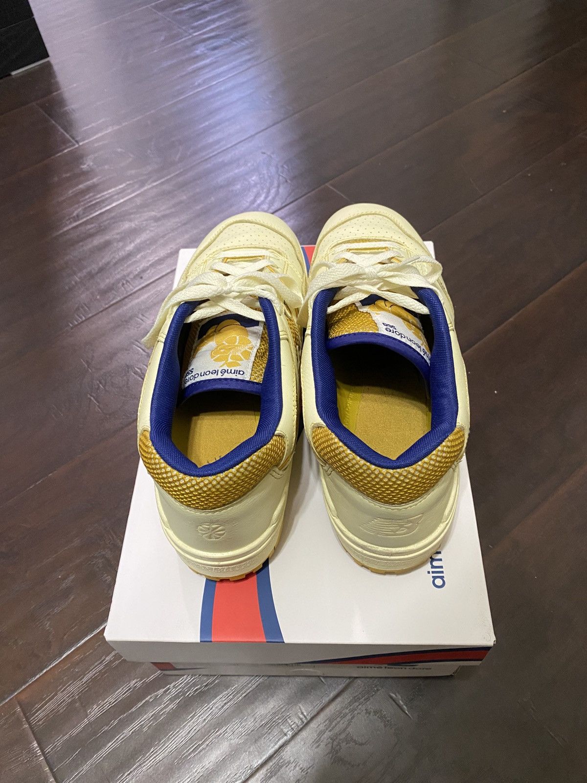 Aime Leon Dore × New Balance New Balance 550 Aime Leon Dore Masaryk Community Gym Yellow Size US 11.5 / EU 44-45 - 3 Thumbnail